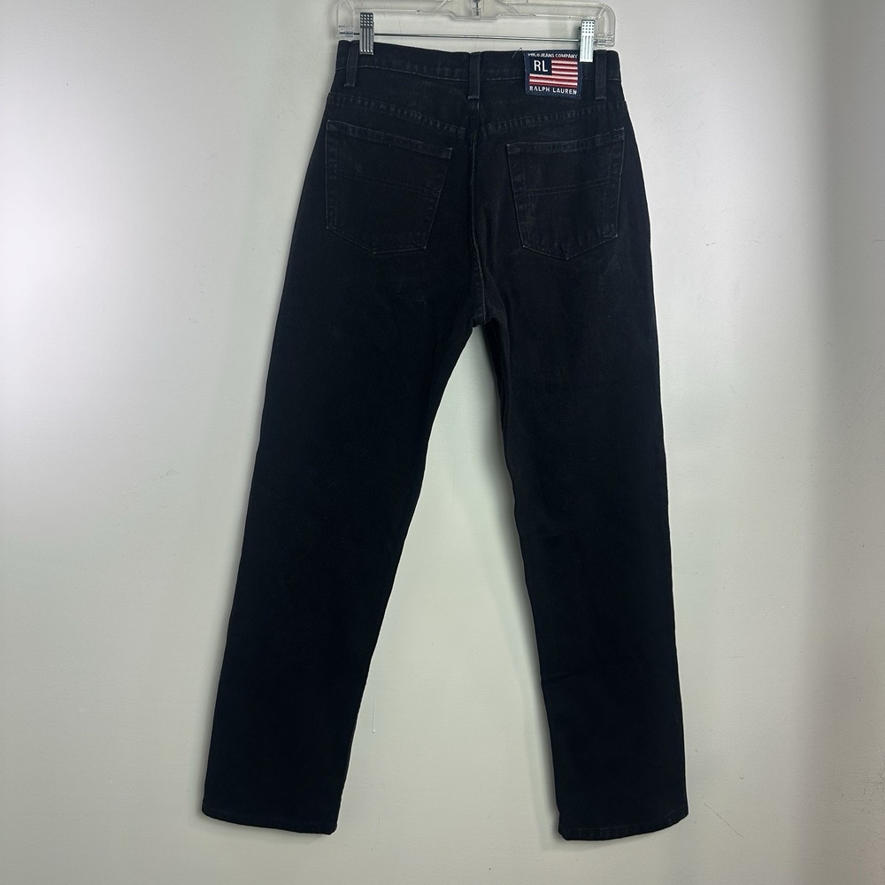 Polo Ralph Lauren Jeans Womens Size‎ 10 28x30 Black Denim Classic Straight Y2K